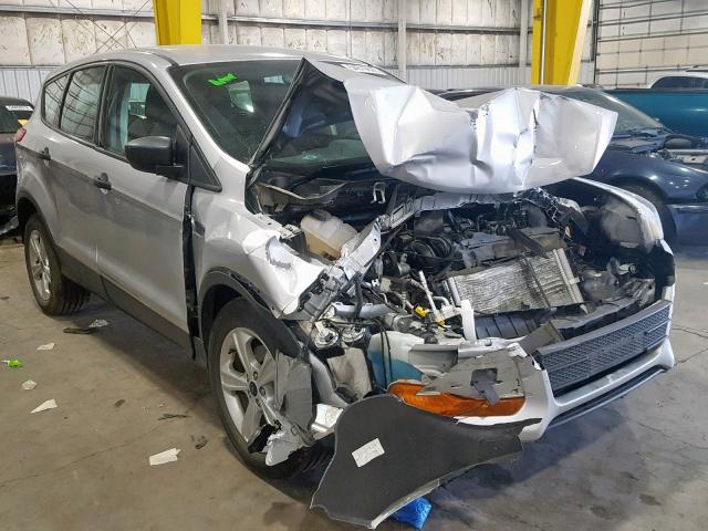 1FMCU0F76FUA43891 - 2015 FORD ESCAPE S SILVER photo 1