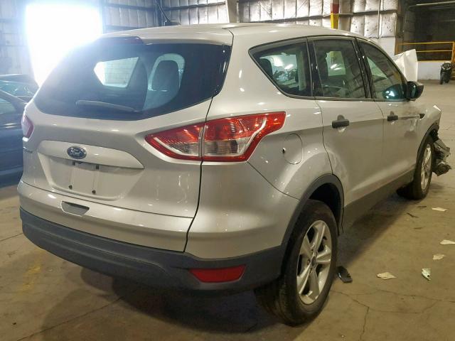 1FMCU0F76FUA43891 - 2015 FORD ESCAPE S SILVER photo 4