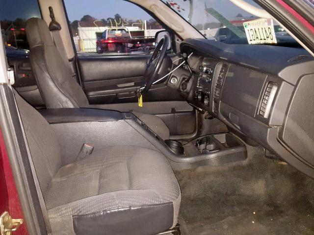 1B4HS38N42F180370 - 2002 DODGE DURANGO SP BURGUNDY photo 5