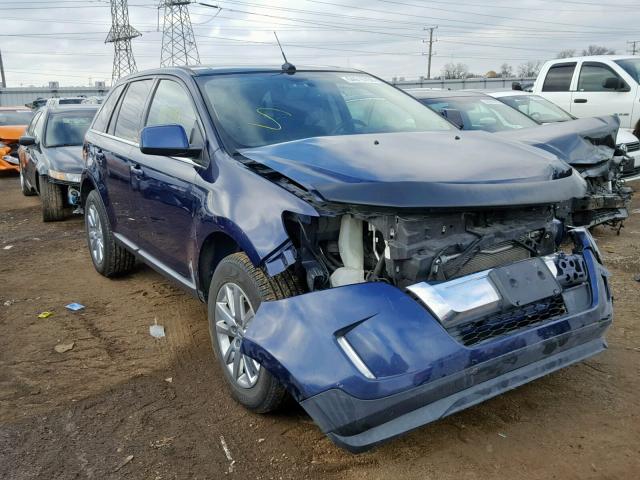 2FMDK4KC3BBA63679 - 2011 FORD EDGE LIMIT BLUE photo 1