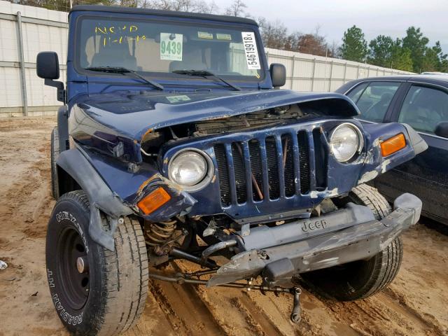 1J4FA39S54P762437 - 2004 JEEP WRANGLER X BLUE photo 9