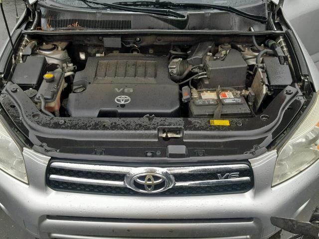 JTMZK31V476010003 - 2007 TOYOTA RAV4 LIMIT SILVER photo 7