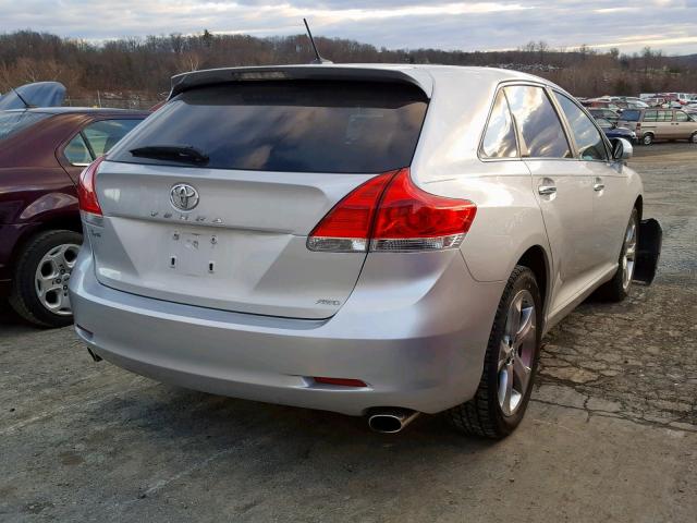 4T3BK3BB5AU038470 - 2010 TOYOTA VENZA BASE SILVER photo 4