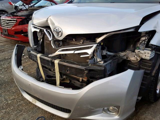 4T3BK3BB5AU038470 - 2010 TOYOTA VENZA BASE SILVER photo 9