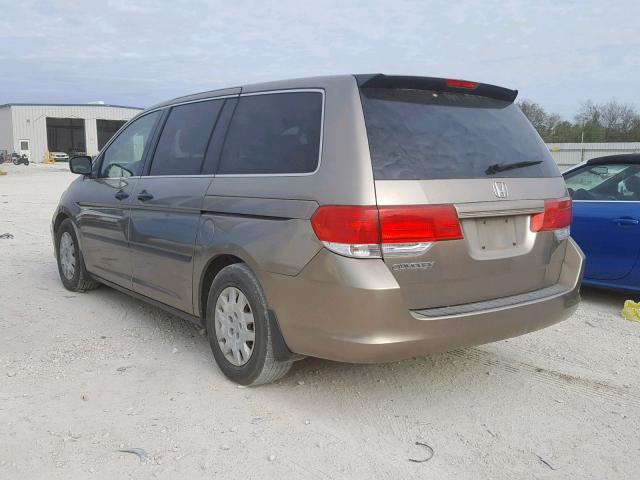 5FNRL38228B066438 - 2008 HONDA ODYSSEY LX GOLD photo 3