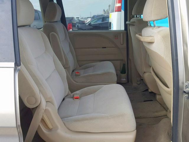 5FNRL38228B066438 - 2008 HONDA ODYSSEY LX GOLD photo 6