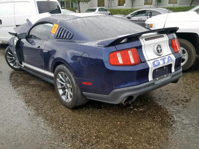 1ZVBP8CF7B5160575 - 2011 FORD MUSTANG GT BLUE photo 3