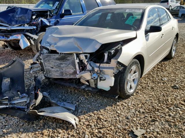 1G11B5SL8EF252434 - 2014 CHEVROLET MALIBU LS GOLD photo 2
