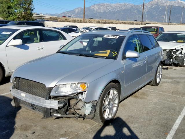 WAUKF78E58A011823 - 2008 AUDI A4 2.0T AV SILVER photo 2