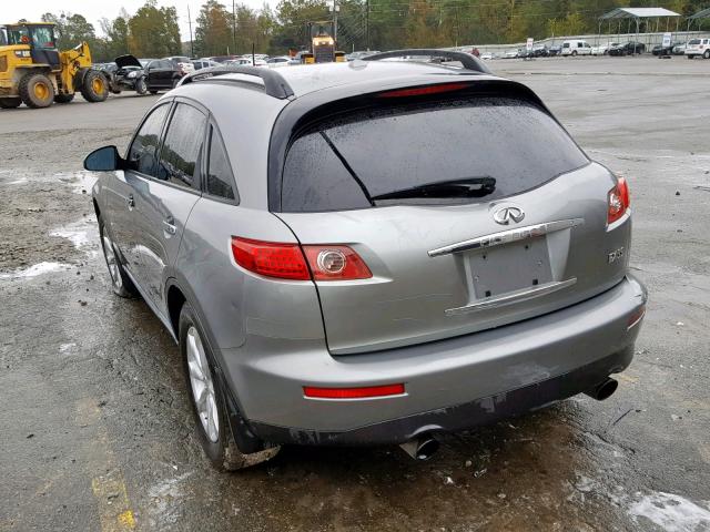 JNRAS08WX6X205641 - 2006 INFINITI FX35 GRAY photo 3