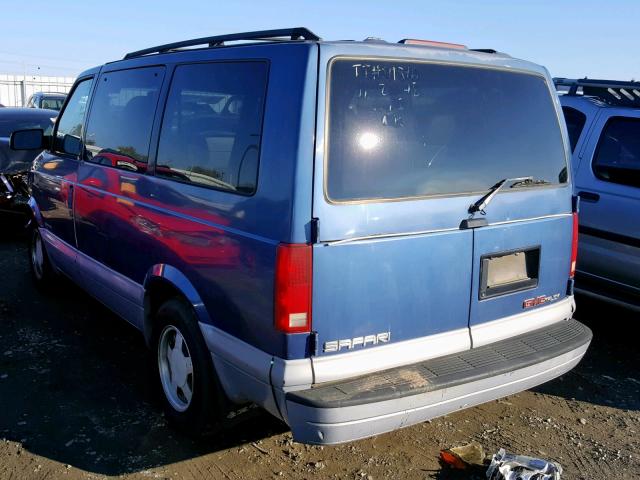 1GKDM19W7VB537418 - 1997 GMC SAFARI XT BLUE photo 3