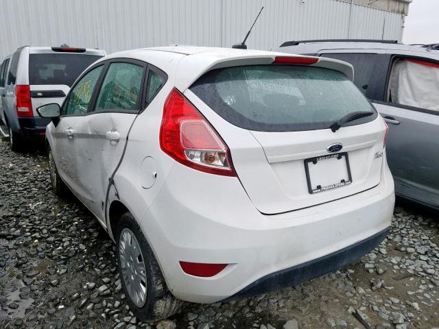 3FADP4TJ9GM170654 - 2016 FORD FIESTA S WHITE photo 3