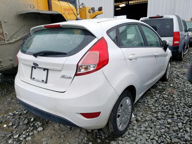 3FADP4TJ9GM170654 - 2016 FORD FIESTA S WHITE photo 4