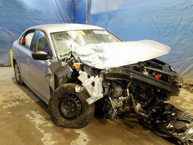 3VW1K7AJ5FM357868 - 2015 VOLKSWAGEN JETTA BASE Արծաթագույն լուսանկար 1