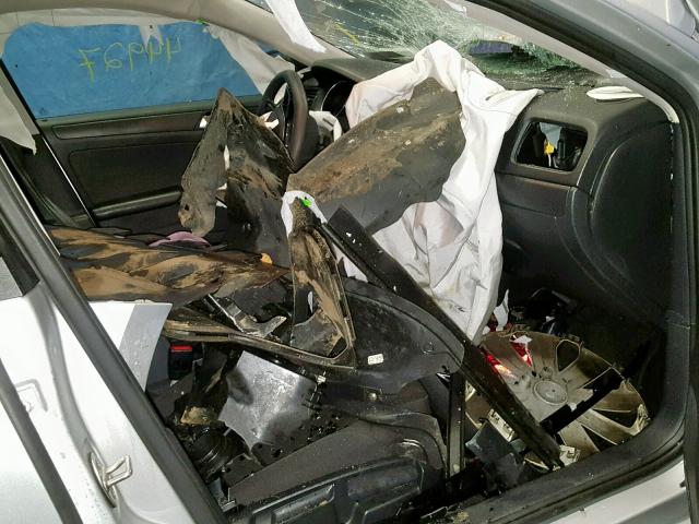 3VW1K7AJ5FM357868 - 2015 VOLKSWAGEN JETTA BASE Արծաթագույն լուսանկար 5