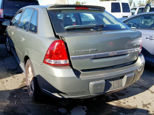 1G1ZT62885F132215 - 2005 CHEVROLET MALIBU MAX მწვანე ფოტო 3