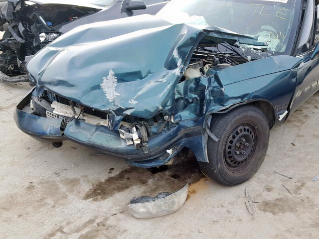 1G4HP52KXWH410143 - 1998 BUICK LESABRE CU GREEN photo 9