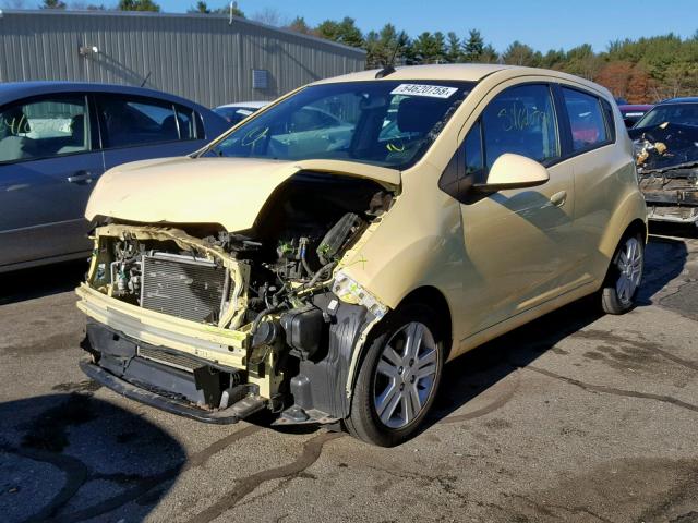 KL8CB6S94DC546447 - 2013 CHEVROLET SPARK LS YELLOW photo 2