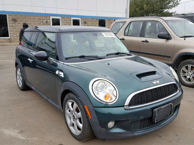 WMWMM33589TP93412 - 2009 MINI COOPER S C GREEN photo 1