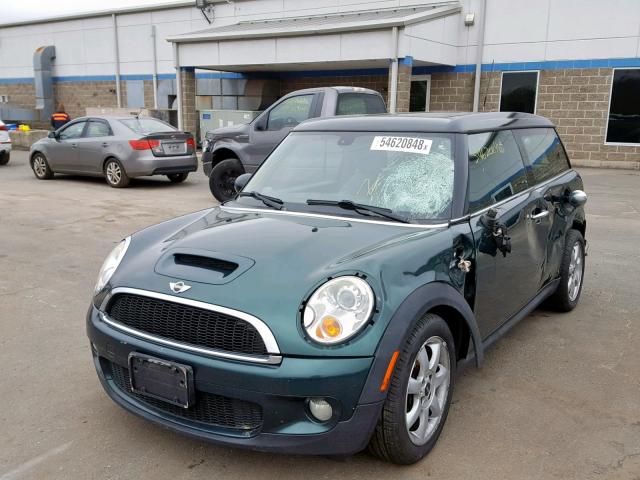 WMWMM33589TP93412 - 2009 MINI COOPER S C GREEN photo 2