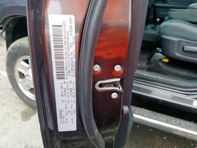 3C63R3GL8GG319065 - 2016 RAM 3500 ST GRAY photo 10