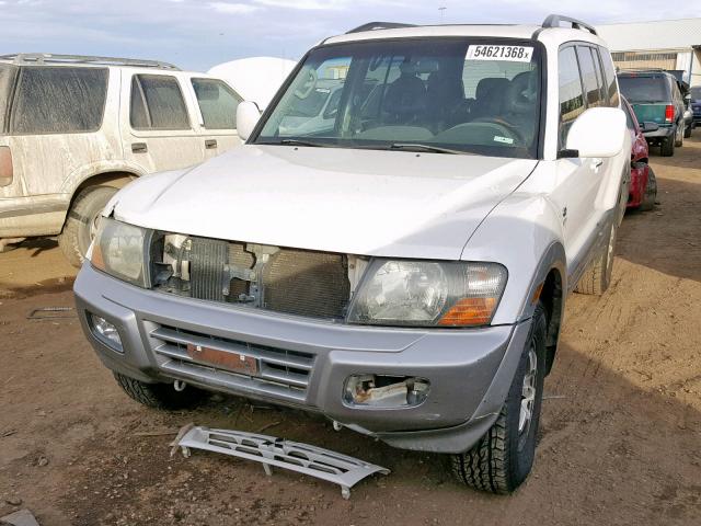 JA4MW51R32J000270 - 2002 MITSUBISHI MONTERO LI WHITE photo 2