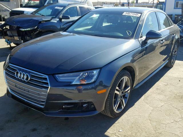 WAULMAF48JA074518 - 2018 AUDI A4 ULTRA P GRAY photo 2