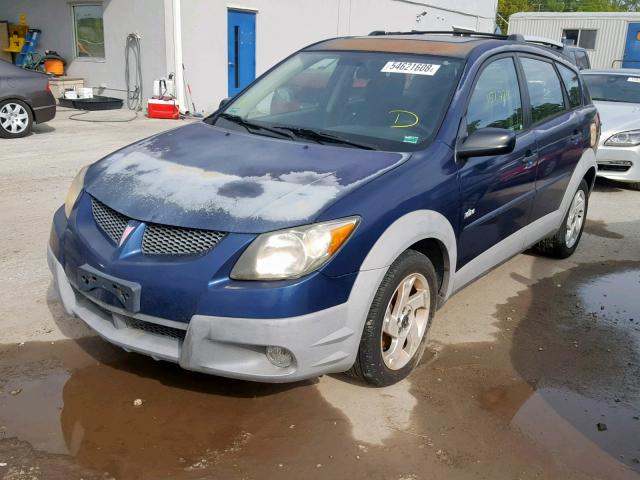 5Y2SL62843Z406806 - 2003 PONTIAC VIBE BLUE photo 2