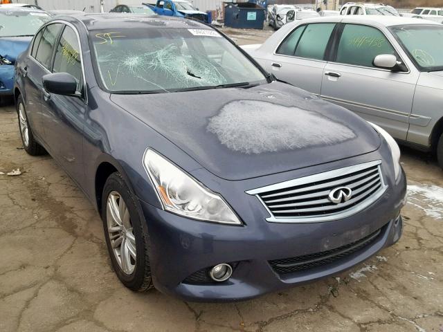 JN1CV6AR6CM970997 - 2012 INFINITI G37 BLUE photo 1