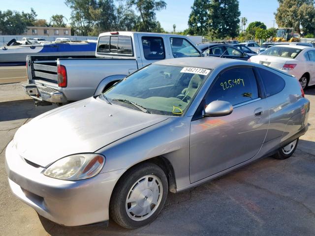 JHMZE13796S000677 - 2006 HONDA INSIGHT GRAY photo 2