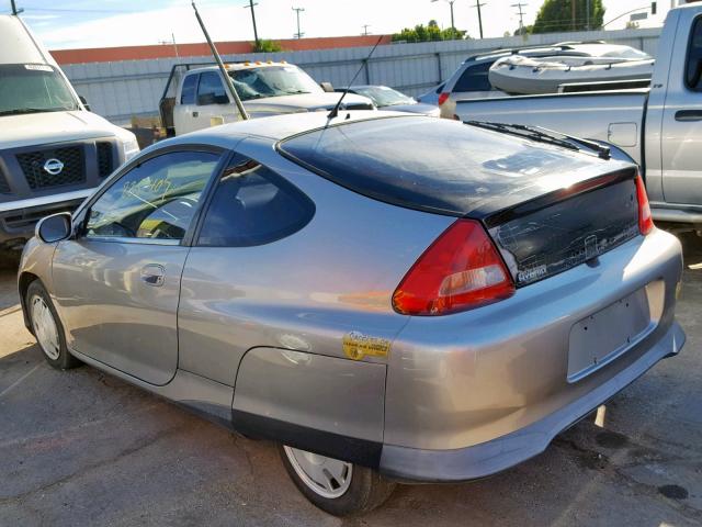 JHMZE13796S000677 - 2006 HONDA INSIGHT GRAY photo 3