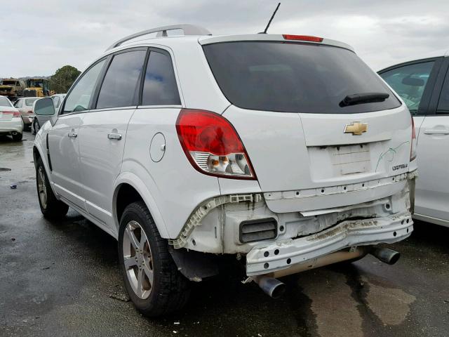 3GNFL4E54CS628189 - 2012 CHEVROLET CAPTIVA SP WHITE photo 3