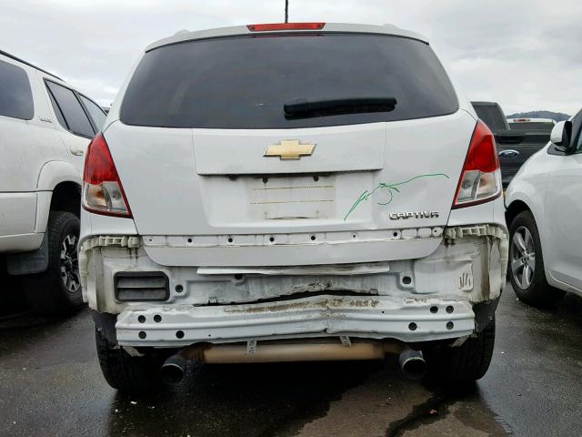 3GNFL4E54CS628189 - 2012 CHEVROLET CAPTIVA SP WHITE photo 9