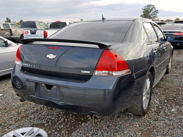 2G1WC5E36D1220053 - 2013 CHEVROLET IMPALA LTZ GRAY photo 4