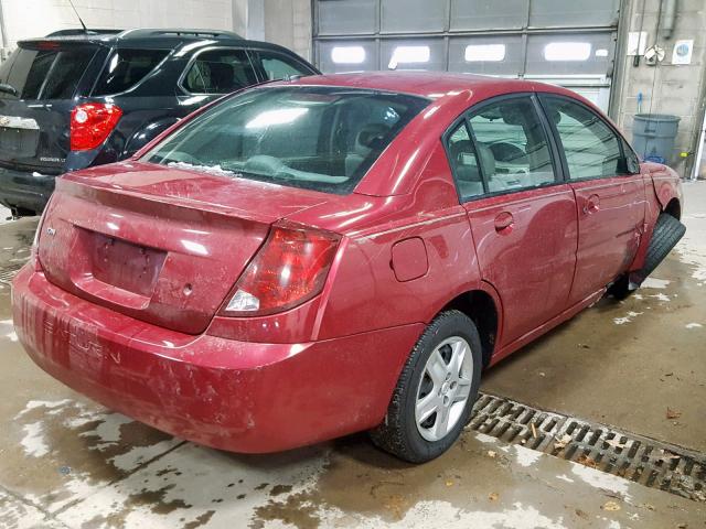 1G8AJ55F77Z133768 - 2007 SATURN ION LEVEL 红色 照片 4