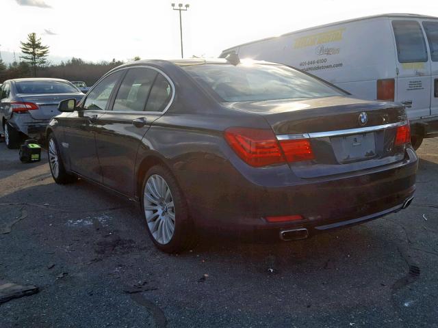 WBAKC6C59CC396195 - 2012 BMW 750 XI BLUE photo 3