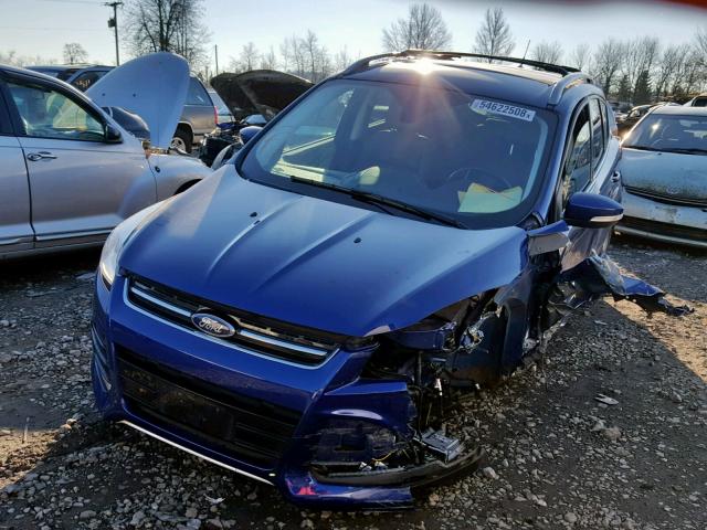 1FMCU9J9XGUB39313 - 2016 FORD ESCAPE TIT BLUE photo 2