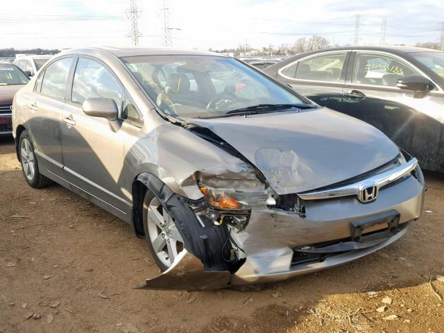 2HGFA16978H344355 - 2008 HONDA CIVIC EXL GRAY photo 1