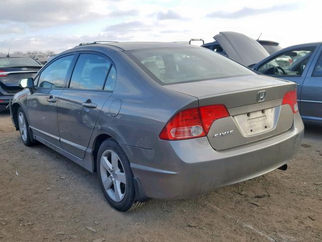 2HGFA16978H344355 - 2008 HONDA CIVIC EXL GRAY photo 3