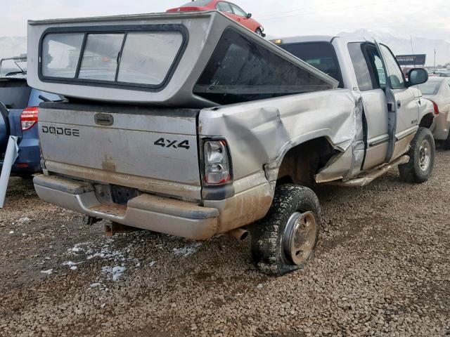 1B7KF23ZX1J535393 - 2001 DODGE RAM 2500 GRAY photo 4