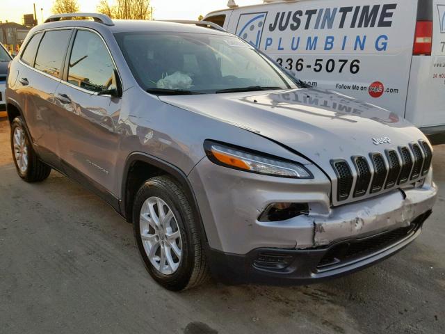 1C4PJLCB6JD518053 - 2018 JEEP CHEROKEE L GRAY photo 1