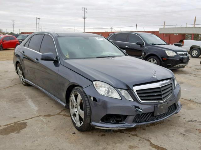 WDDHF5GB6BA451877 - 2011 MERCEDES-BENZ E 350 GRAY photo 1