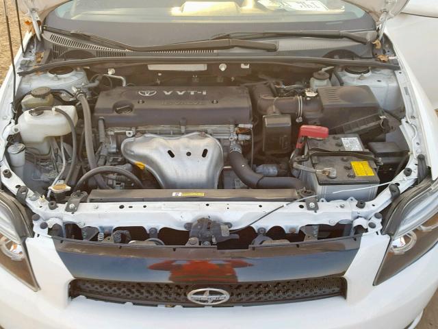 JTKDE3B76A0317869 - 2010 TOYOTA SCION TC თეთრი ფოტო 7