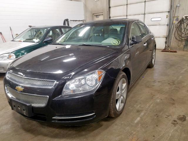 1G1ZG57B594224256 - 2009 CHEVROLET MALIBU LS BLACK photo 2