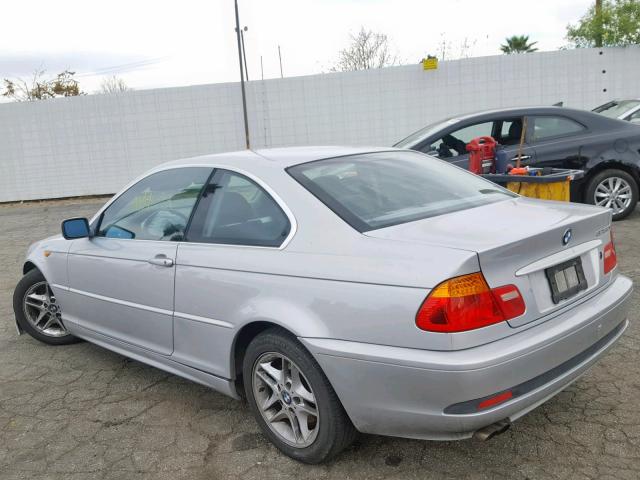 WBABD334X4PL02970 - 2004 BMW 325 CI SILVER photo 3