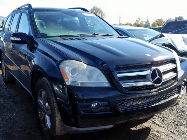 4JGBF71E27A097745 - 2007 MERCEDES-BENZ GL 450 4MA BLACK photo 1