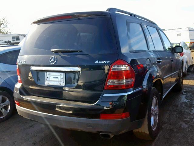 4JGBF71E27A097745 - 2007 MERCEDES-BENZ GL 450 4MA BLACK photo 4