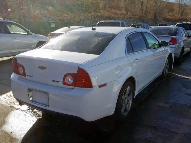 1G1ZF57599F174334 - 2009 CHEVROLET MALIBU HYB WHITE photo 4