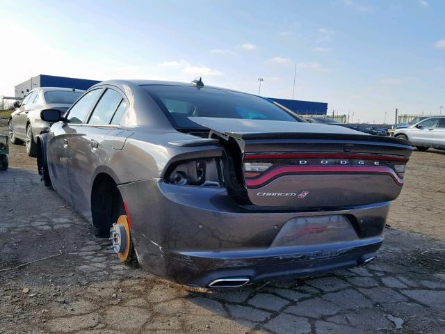 2C3CDXJG7JH189611 - 2018 DODGE CHARGER GT GRAY photo 3