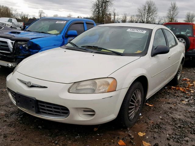 1C3EL46T33N558491 - 2003 CHRYSLER SEBRING LX WHITE photo 2